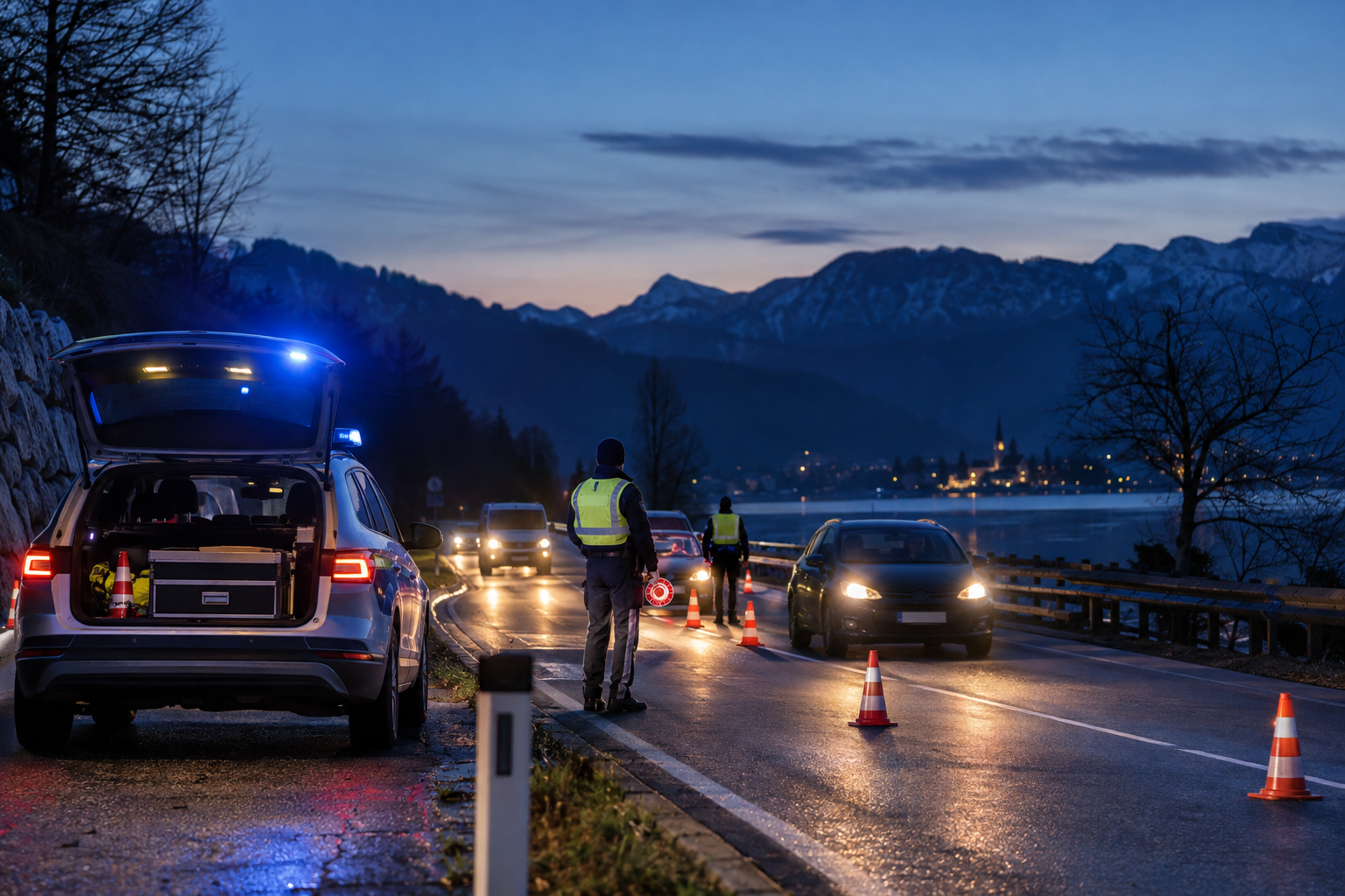 Verkehrskontrolle in Österreich
